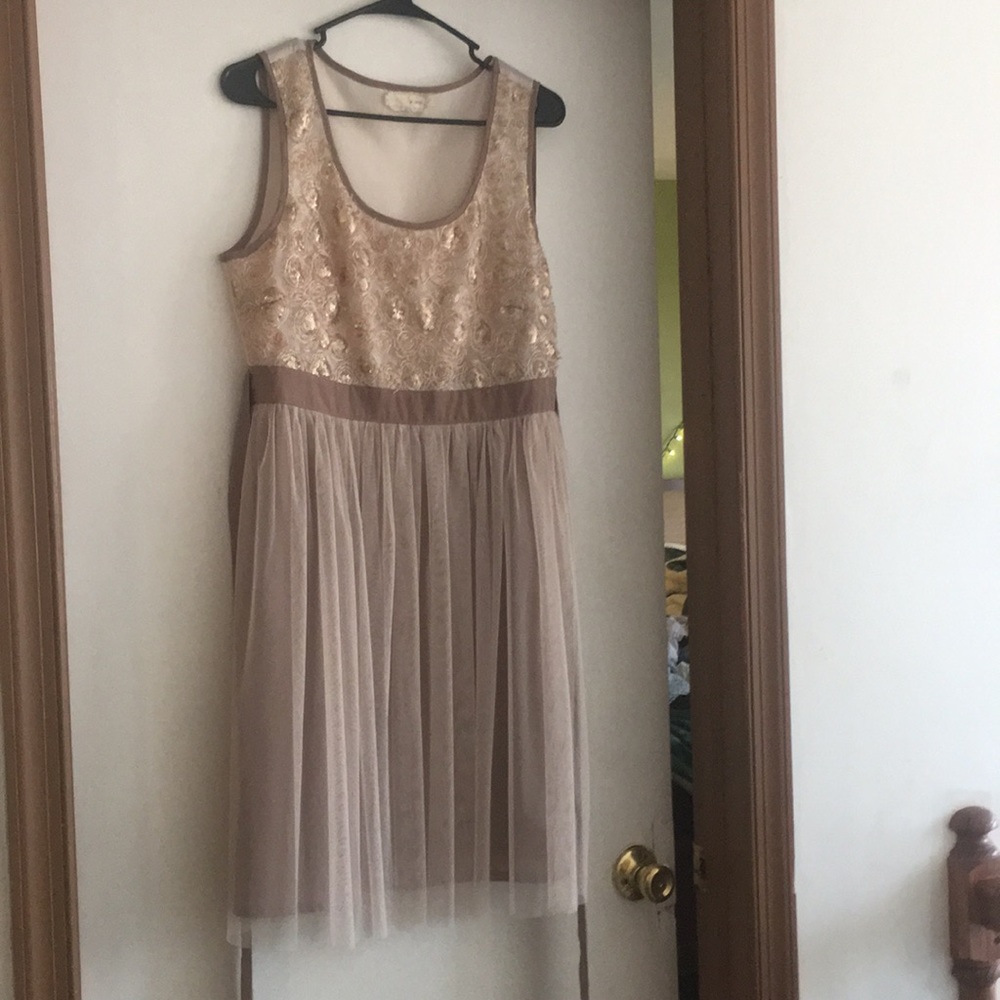 Gold Prom/ Formal dress
